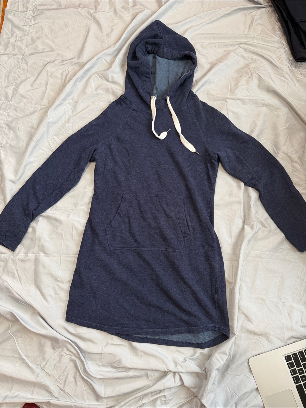 H&M L.O.G.G. by H&M Hooded hoodie in Blue Size Small